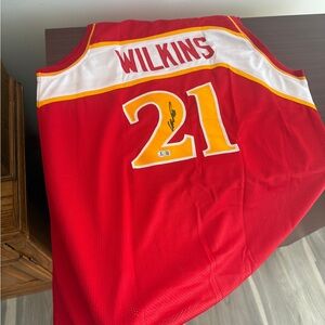 NBA Autographed Basketball Jersey - Wilkins 2024